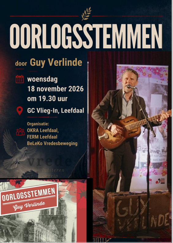 « Oorlogsstemmen » op woensdag 18 november 2026